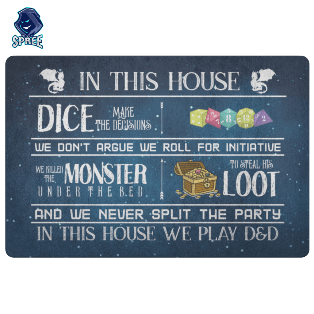 D&D Gaming Doormat